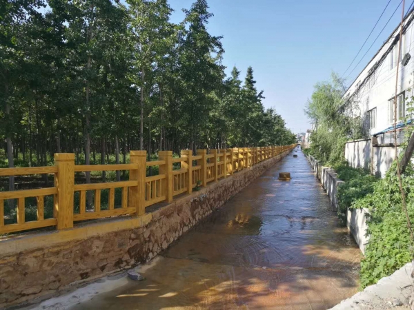 大連姚家河道水泥護欄